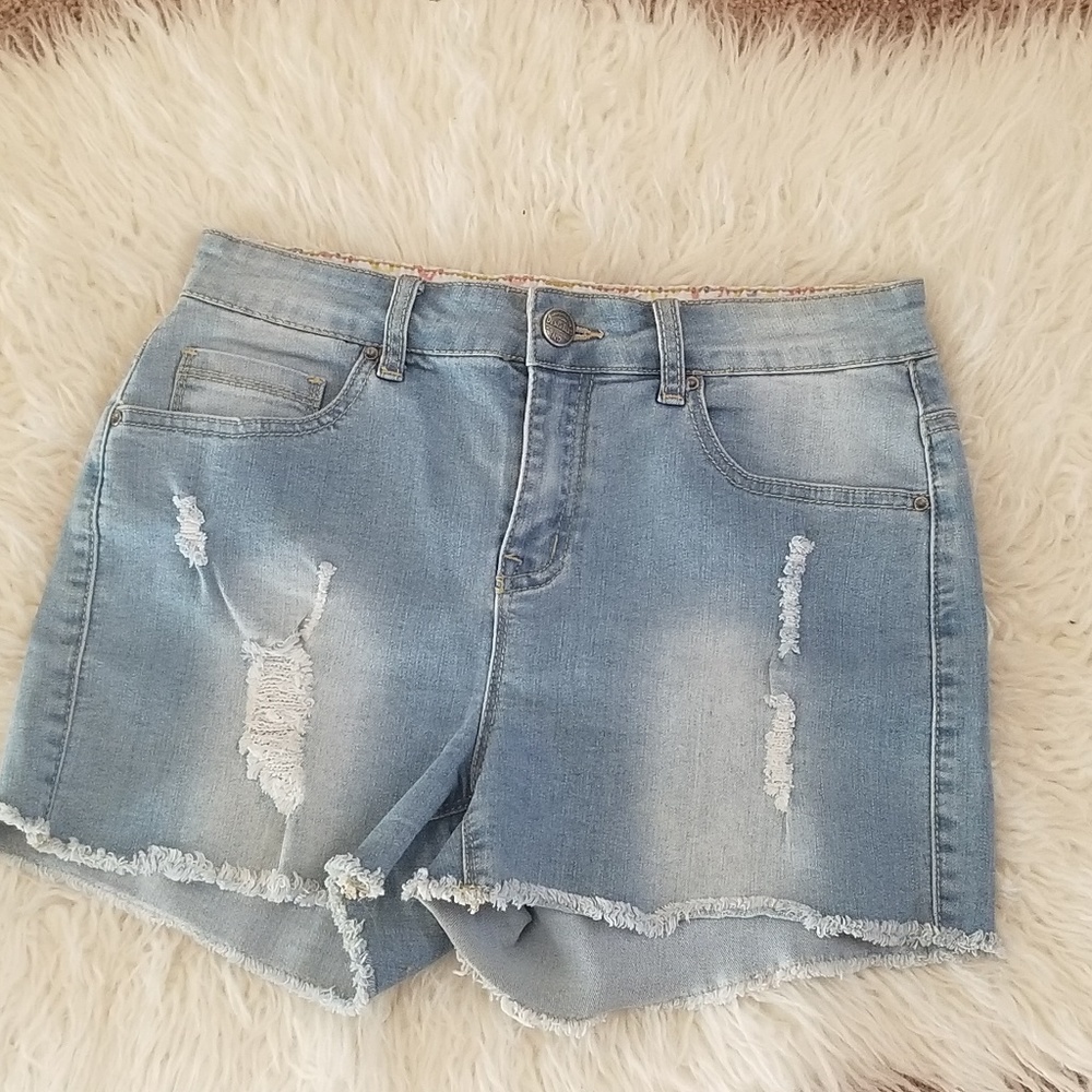High waisted shorts